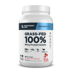Transparent Labs Grass-Fed Whey Protein Isolate, Strawberry Milkshake, 2LB container