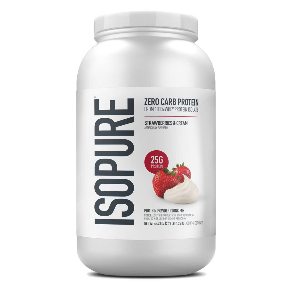 Iso pure Zero Carb Whey Protein Isolate