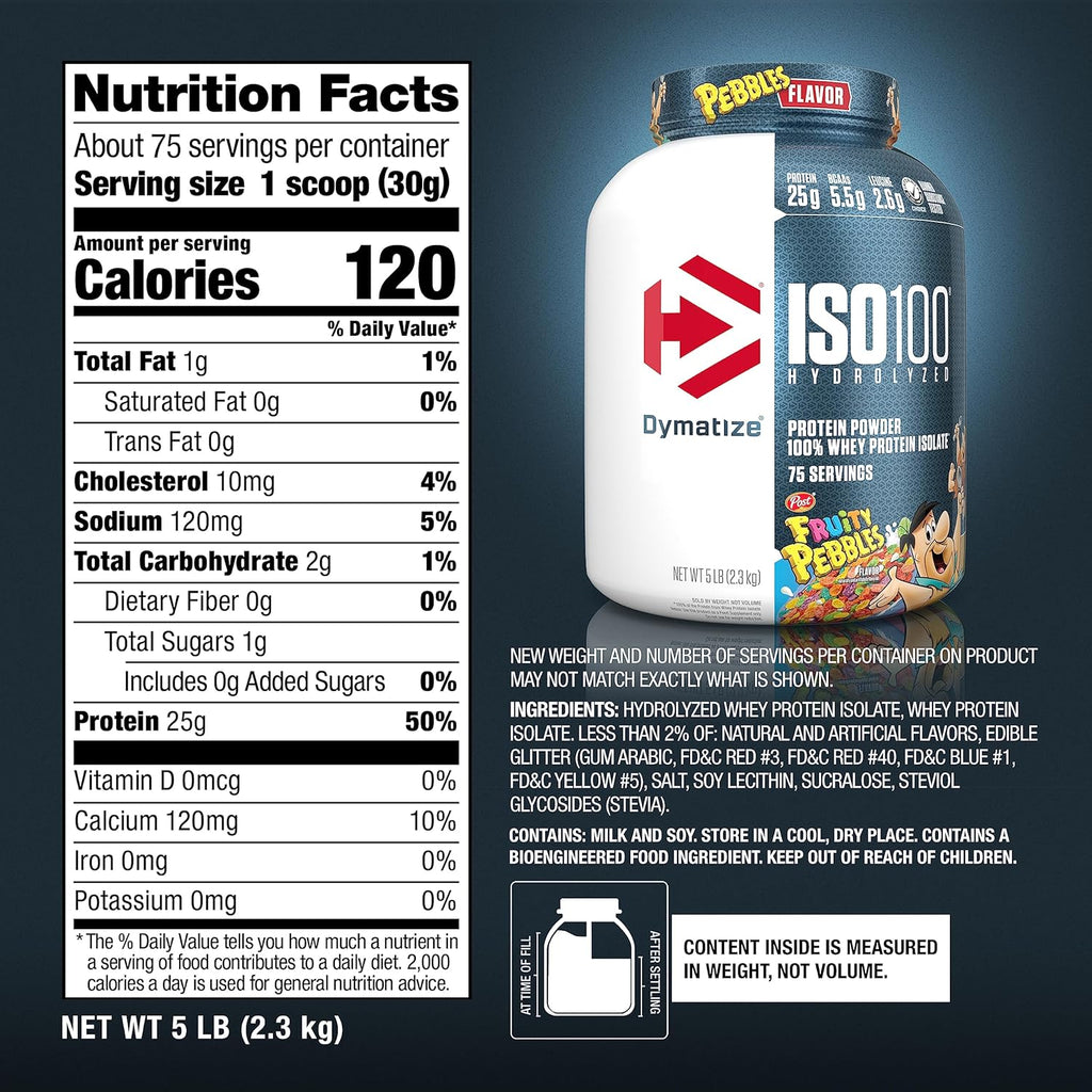 ISO100 Hydrolyzed Whey Protein Isolate Powder 71 Servings