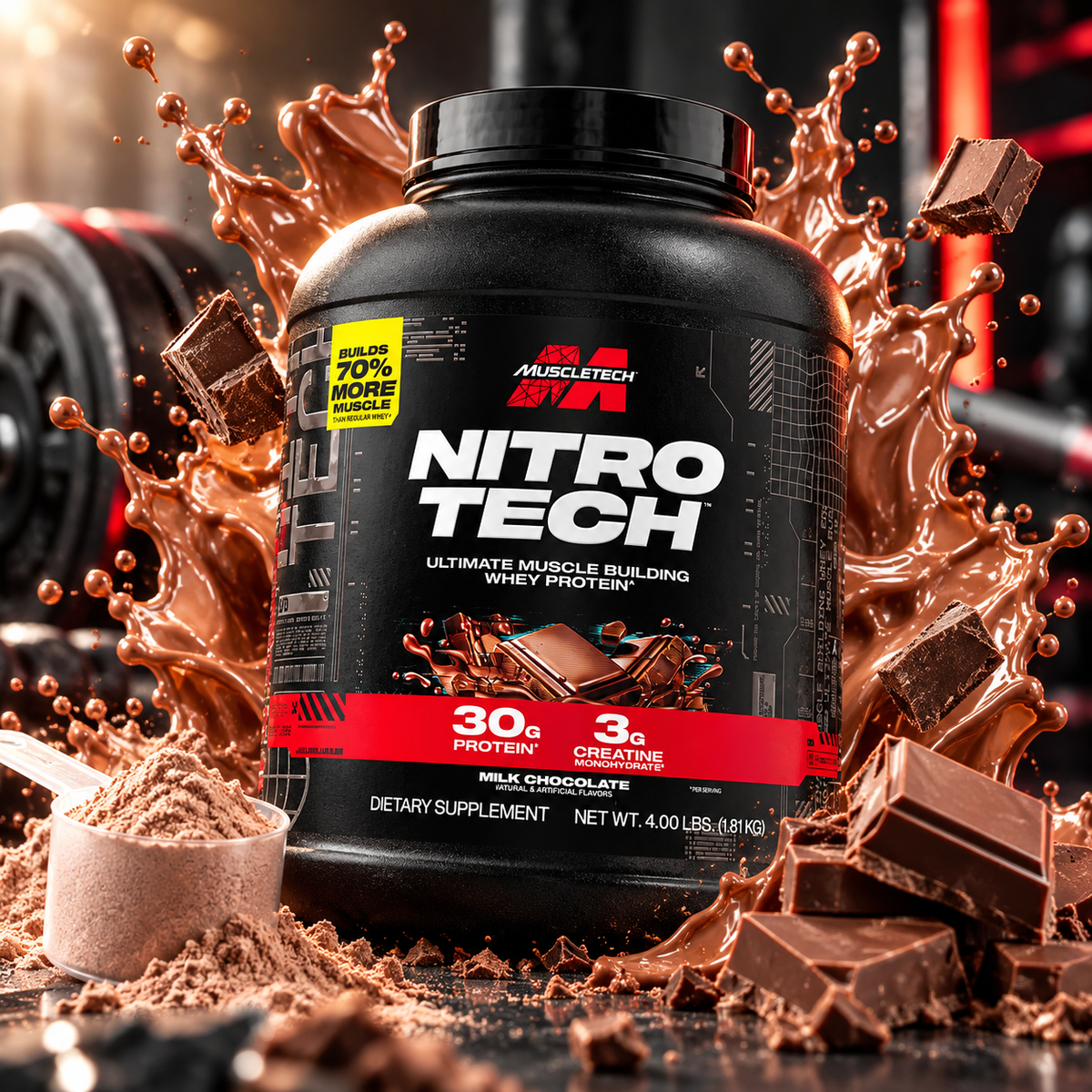 Nitro-Tech Whey Protein Powder