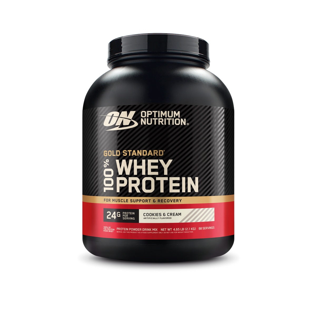 Whey Gold Standard 100% Whey Protein Powder 5lb (2.26kg)