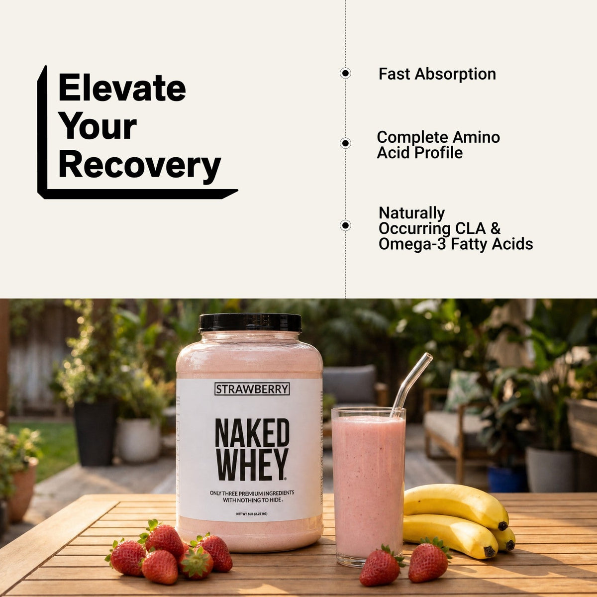 NAKED Whey Strawberry 5LB - product image 6