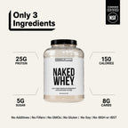 NAKED Whey Vanilla 5LB - product image 3