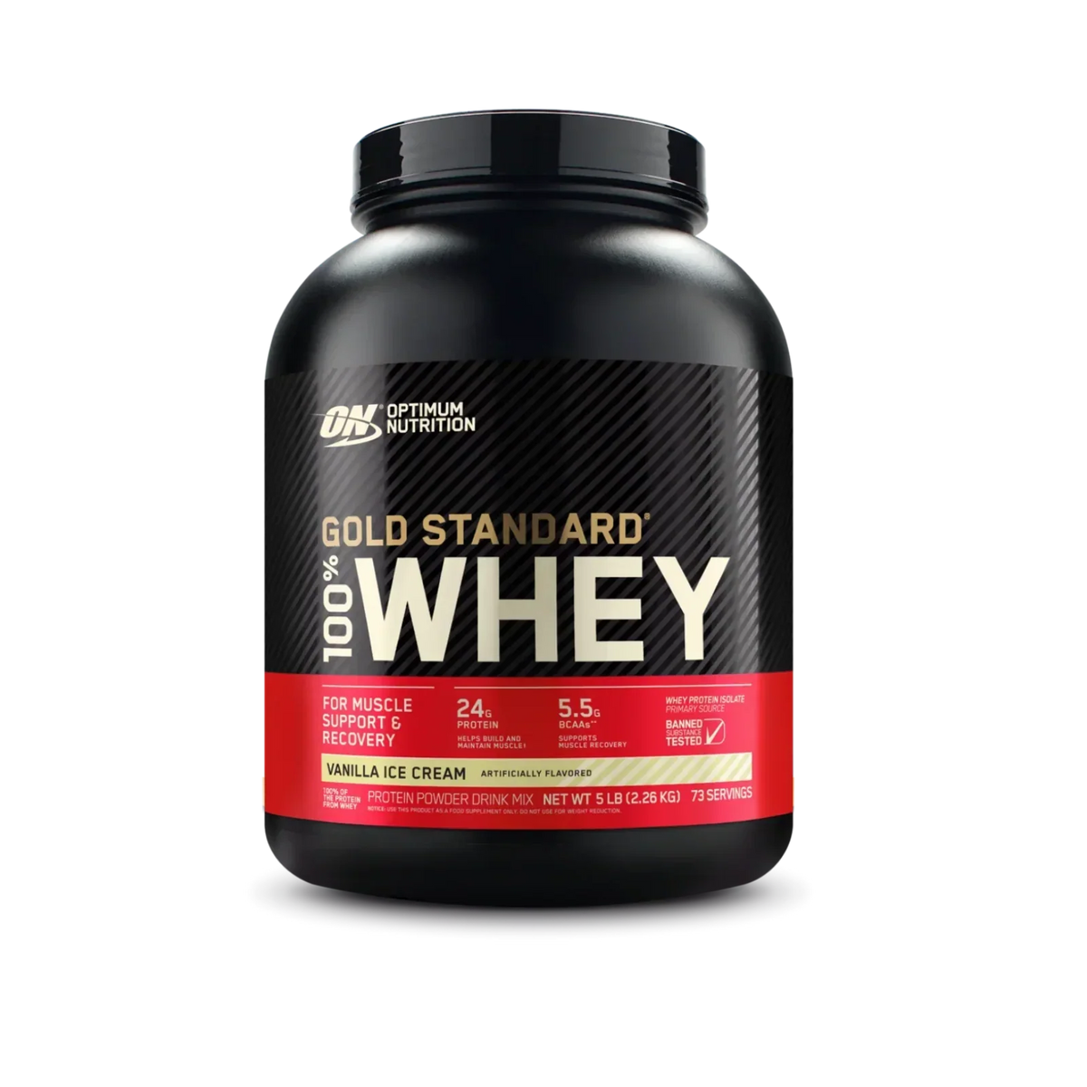 Whey Gold Standard 100% Whey Protein Powder 5lb (2.26kg)