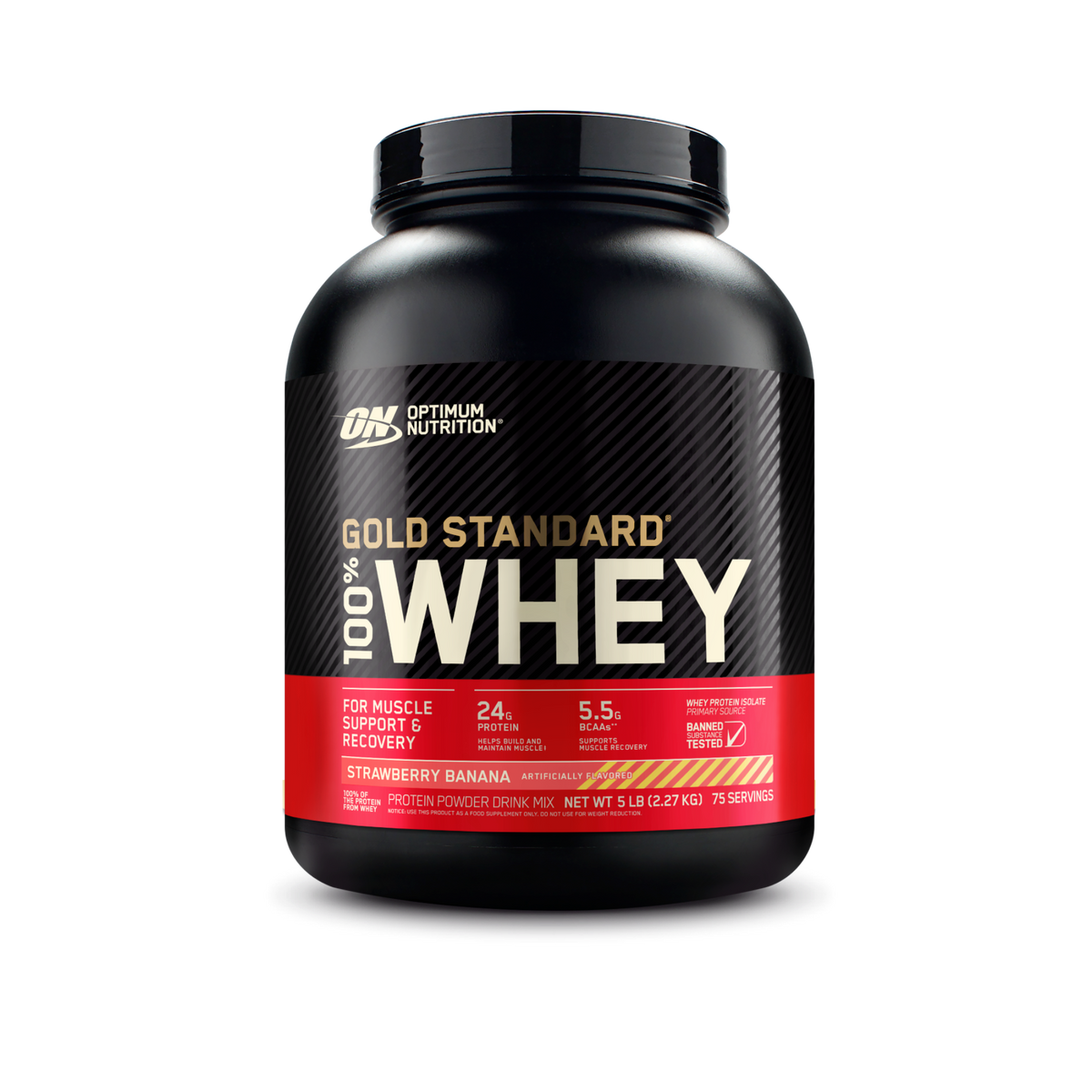 Whey Gold Standard 100% Whey Protein Powder 5lb (2.26kg)