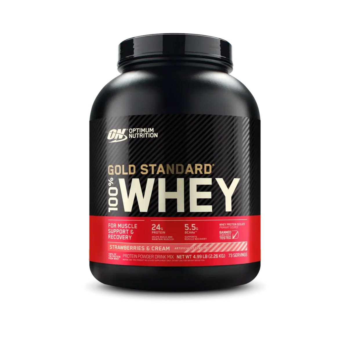 Whey Gold Standard 100% Whey Protein Powder 5lb (2.26kg)