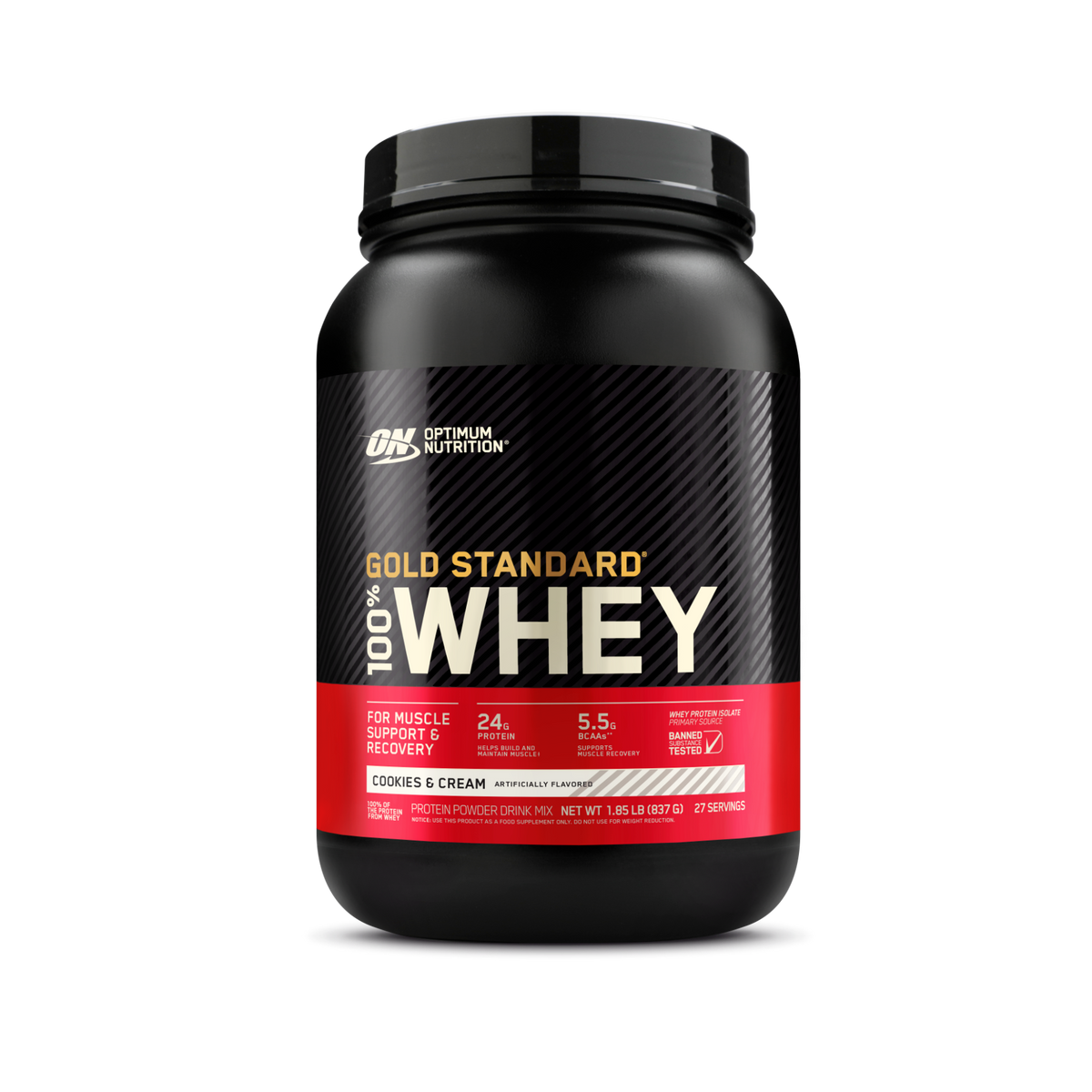 Whey Gold Standard 100% Whey Protein Powder 5lb (2.26kg)