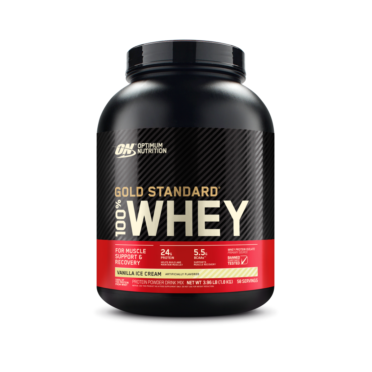 Whey Gold Standard 100% Whey Protein Powder 5lb (2.26kg)
