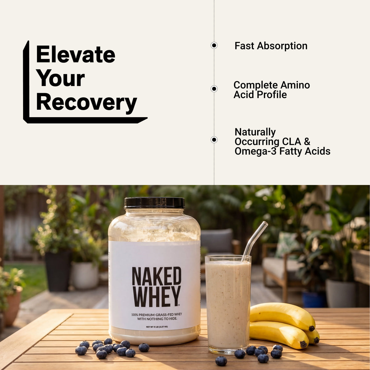 NAKED Whey Unflavored 5LB - product image 6